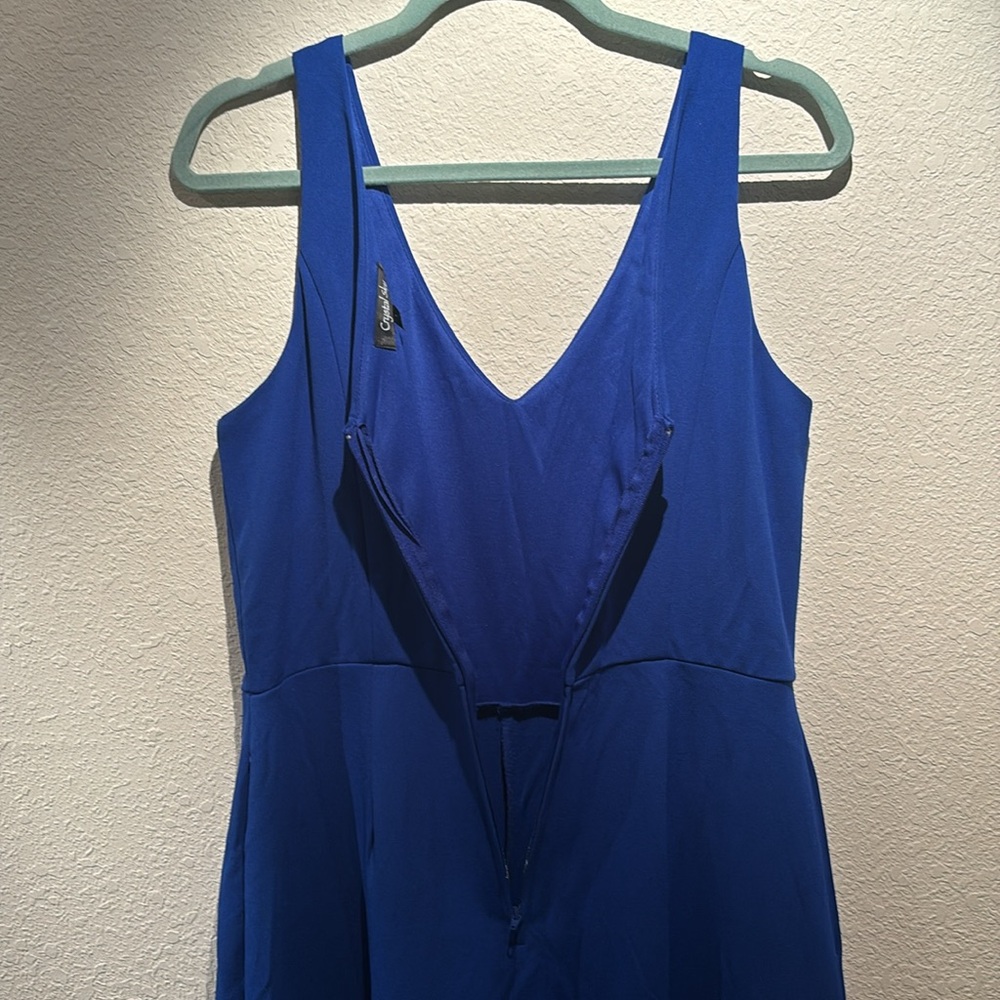 Crystal Sky Cobalt Blue Jumpsuit - Picture 3 of 7